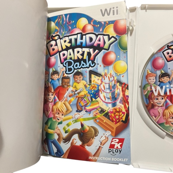 Birthday Party Bash (Nintendo Wii, 2009) -‎ Manual And Sealed Cards Tested - Picture 4 of 7